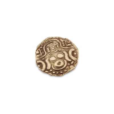 Lot 37 - GOVINDACHANDRA, INDIA, GAHADAVALAS OF KANNAUJ (CIRCA 1114-1154 A.D.), A DEBASED GOLD DINARA