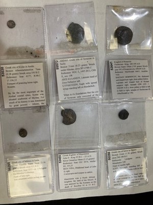 Lot 86 - A GROUP OF ANCIENT GREEK COINAGE