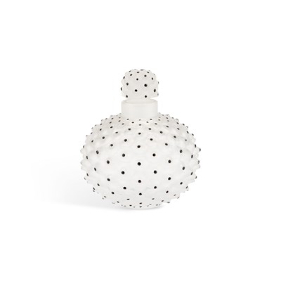 Lot 32 - LALIQUE, A 'CACTUS' SCENT BOTTLE AND STOPPER