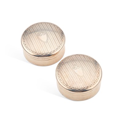 Lot 202 - TIFFANY & CO: A PAIR OF AMERICAN STERLING SILVER BOXES