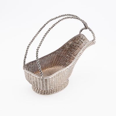 Lot 204 - A MEXICAN VILLASANA TAXCO SILVER BOTTLE HOLDER