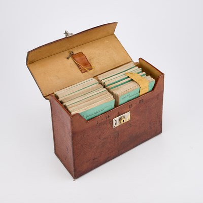 Lot 6 - EDWARD STANFORD,  A LEATHER-CASED SET OF 29 FOLDING BARTHOLOMEW'S ROAD MAPS OF SCOTLAND