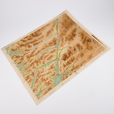 Lot 6 - EDWARD STANFORD,  A LEATHER-CASED SET OF 29 FOLDING BARTHOLOMEW'S ROAD MAPS OF SCOTLAND
