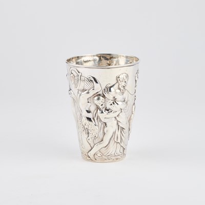 Lot 171 - A GERMAN SILVER BEAKER