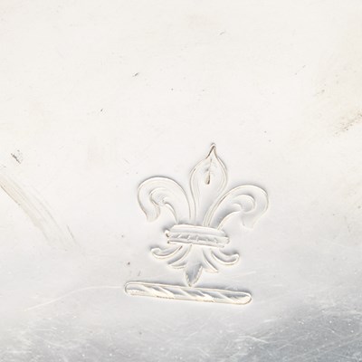 Lot 404 - A PAIR OF GEORGE II SILVER SALVERS
