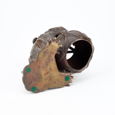 Lot 96 - A CHINESE BRONZE MODEL OF A BUDDHIST LION, 19TH CENTURY