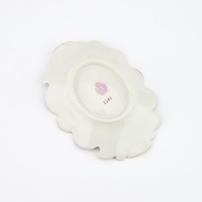 Lot 54 - A ROYAL WORCESTER PIN TRAY BY CHARLES BALDWYN