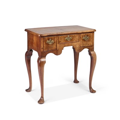 Lot 763 - A WALNUT LOWBOY, GEORGE II AND LATER