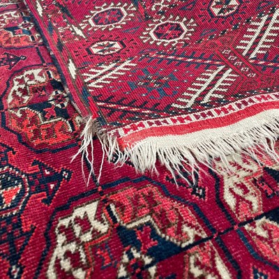 Lot 246 - A TURKMEN TEKKE RUG, CIRCA 1940