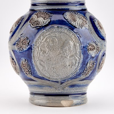Lot 22 - A WESTERWALD STONEWARE JUG