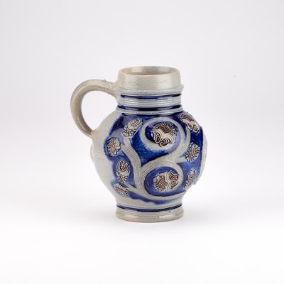 Lot 22 - A WESTERWALD STONEWARE JUG