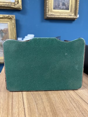 Lot 75 - A 19TH CENTURY ROYAL STUART TARTAN WARE TEA CADDY