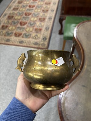 Lot 97 - A CHINESE BRONZE CENSER