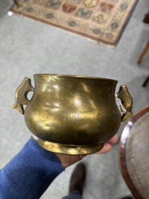 Lot 97 - A CHINESE BRONZE CENSER