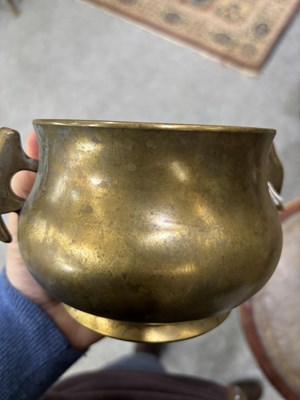 Lot 97 - A CHINESE BRONZE CENSER