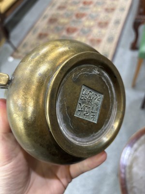 Lot 97 - A CHINESE BRONZE CENSER