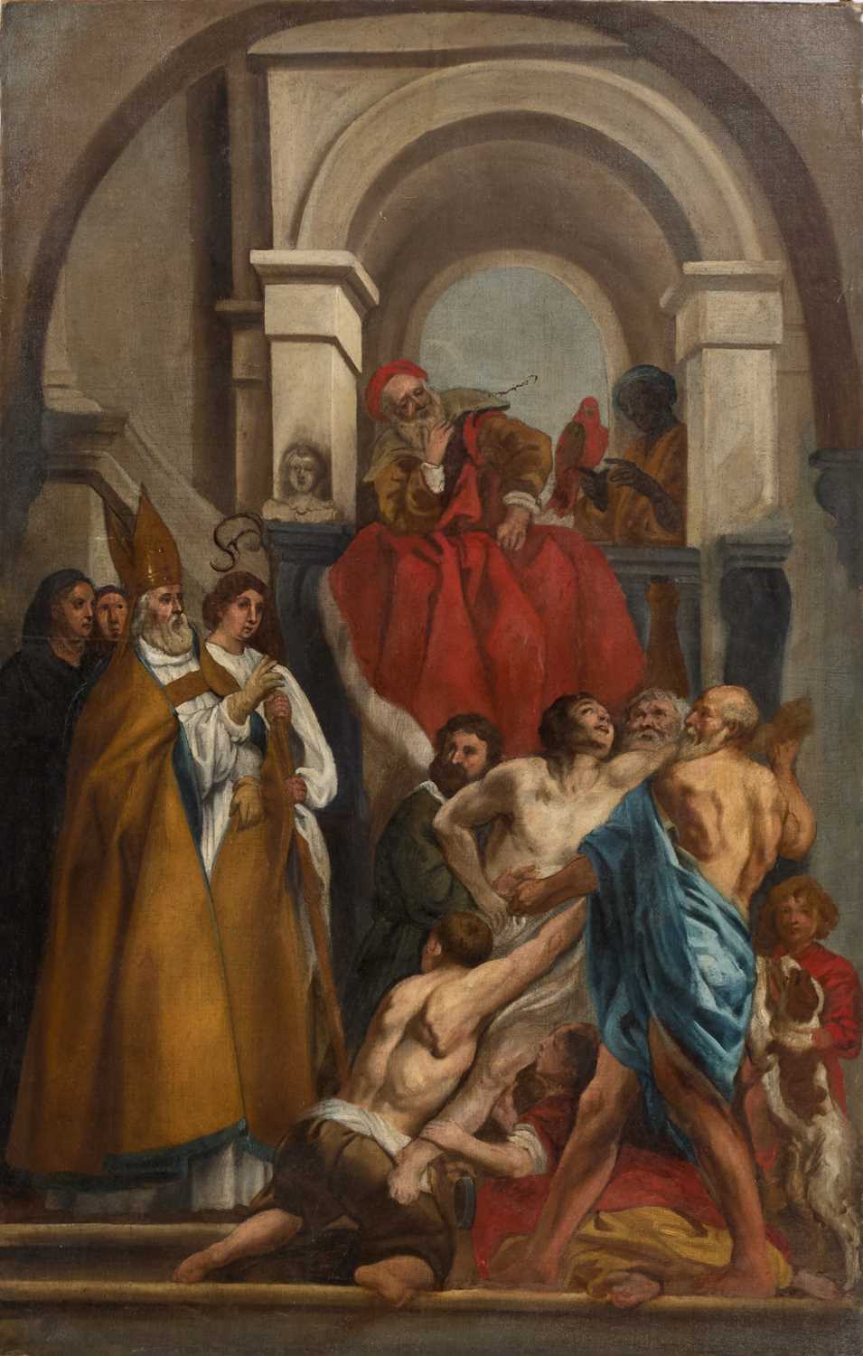 Lot 1190 - STUDIO OF JACOB JORDAENS (ANTWERP, 1593-1678)