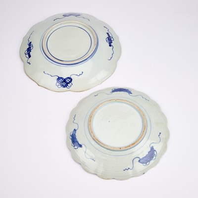 Lot 145 - TWO JAPANESE IMARI PORCELAIN CHARGERS, LATE 19TH CENTURY