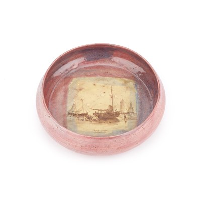 Lot 84 - AN INTERESTING STUDIO POTTERY BOWL
