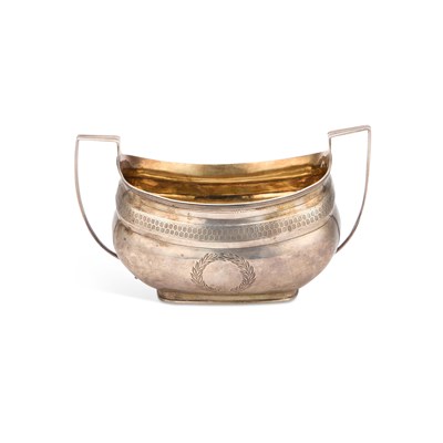 Lot 503 - A GEORGE III SILVER TWO-HANDLED SUGAR BOWL