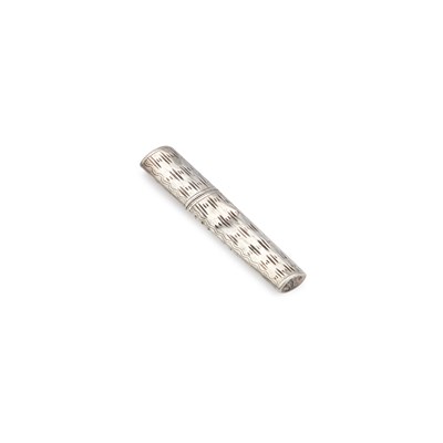 Lot 467 - A GEORGE IV SILVER NEEDLECASE