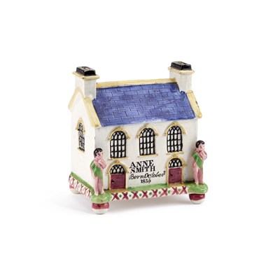 Lot 16 - A MEXBOROUGH WESLEYAN CHAPEL MONEY BOX, CIRCA 1836