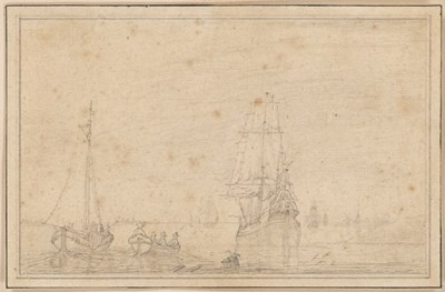 Lot 817 - CIRCLE OF WILLEM VAN DER VELDE THE ELDER (1611-1693)