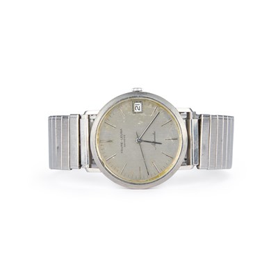 Lot 223 - A GENTS STEEL FAVRE LEUBA BRACELET WATCH