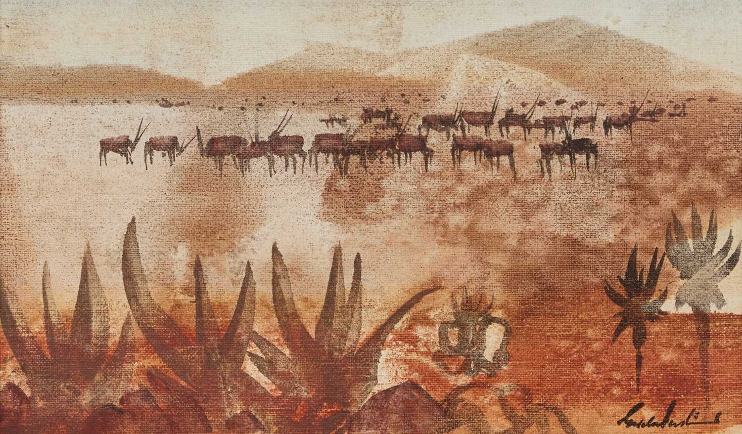 Lot 1068 - GORDON VORSTER (SOUTH AFRICAN, 1924-1988)