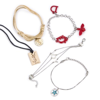 Lot 833 - A GROUP OF CHRISTIAN DIOR AND YVES SAINT LAURENT JEWELLERY