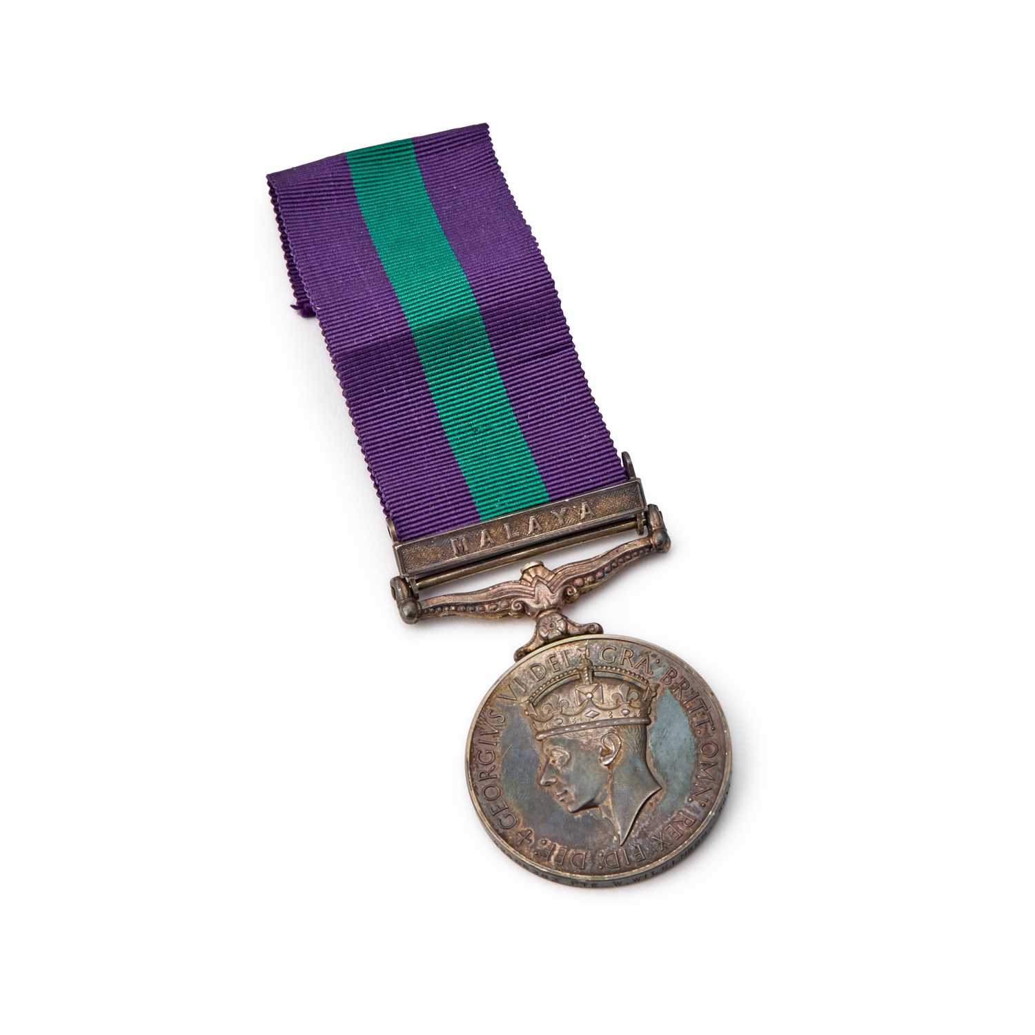 Lot 23 - A GEORGE VI GENERAL SERVICE MALAYA MEDAL