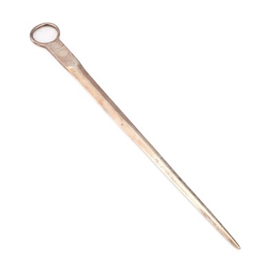 Lot 748 - A WILLIAM IV SILVER MEAT SKEWER