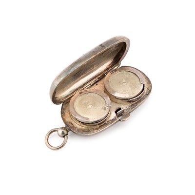 Lot 683 - A GEORGE V SILVER DOUBLE SOVEREIGN CASE
