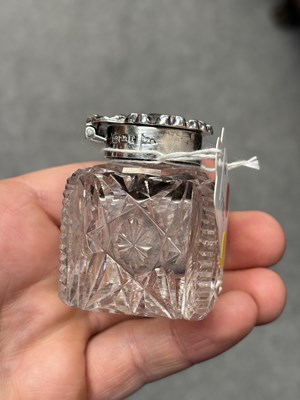 Lot 737 - A VICTORIAN SILVER INKSTAND