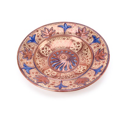Lot 111 - A HISPANO-MORESQUE TYPE LUSTRE-DECORATED CHARGER