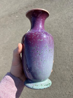 Lot 99 - A RUSKIN POTTERY HIGH-FIRED VASE