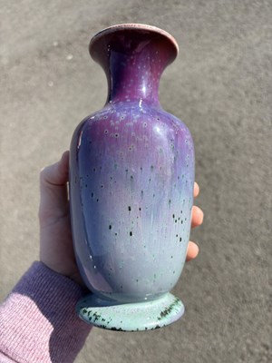 Lot 99 - A RUSKIN POTTERY HIGH-FIRED VASE