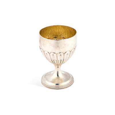 Lot 774 - A GEORGE III SILVER GOBLET