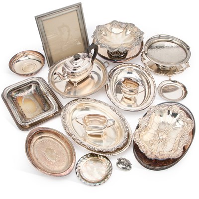 Lot 247 - A LARGE COLLECTION OF SILVER-PLATE