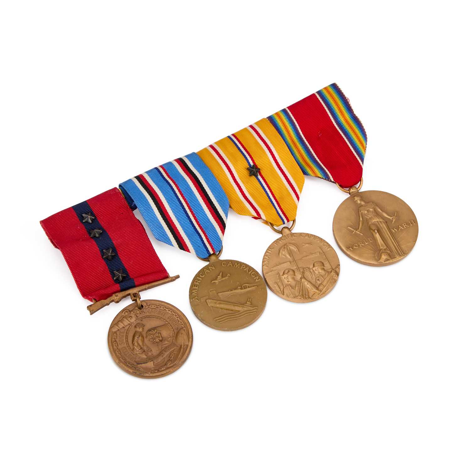 Lot 18 - A UNITED STATES OF AMERICA SECOND WORLD WAR MEDAL GROUP