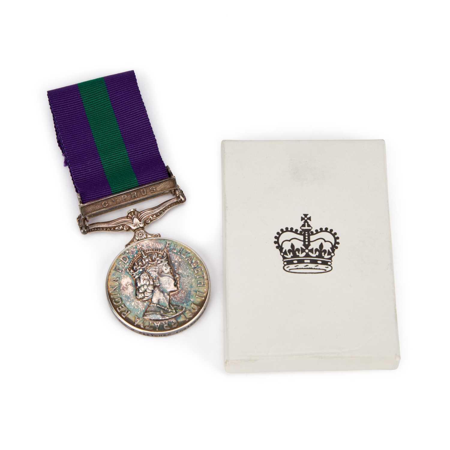 Lot 12 - AN ELIZABETH II GENERAL SERVICE CYPRUS MEDAL