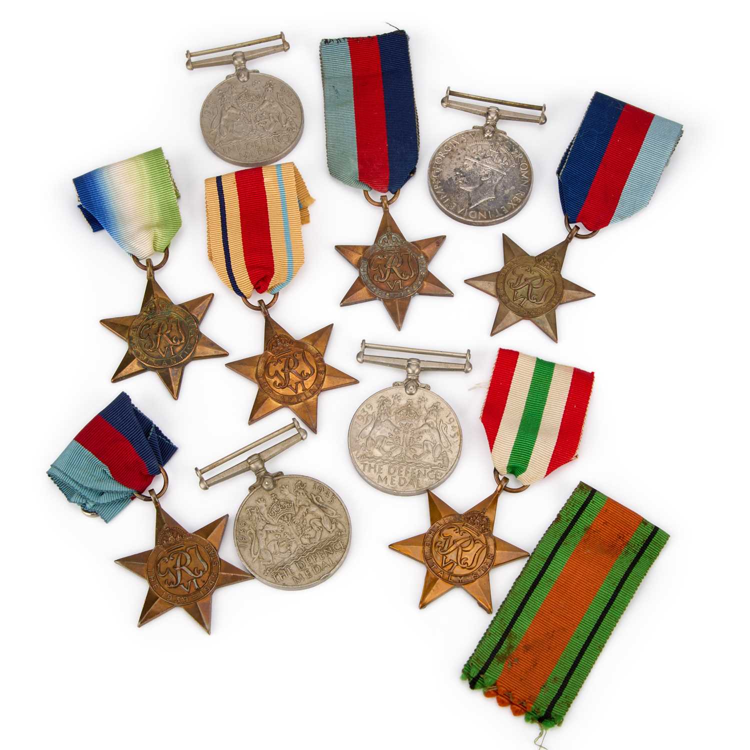 Lot 21 - A COLLECTION OF SECOND WORLD WAR MEDALS