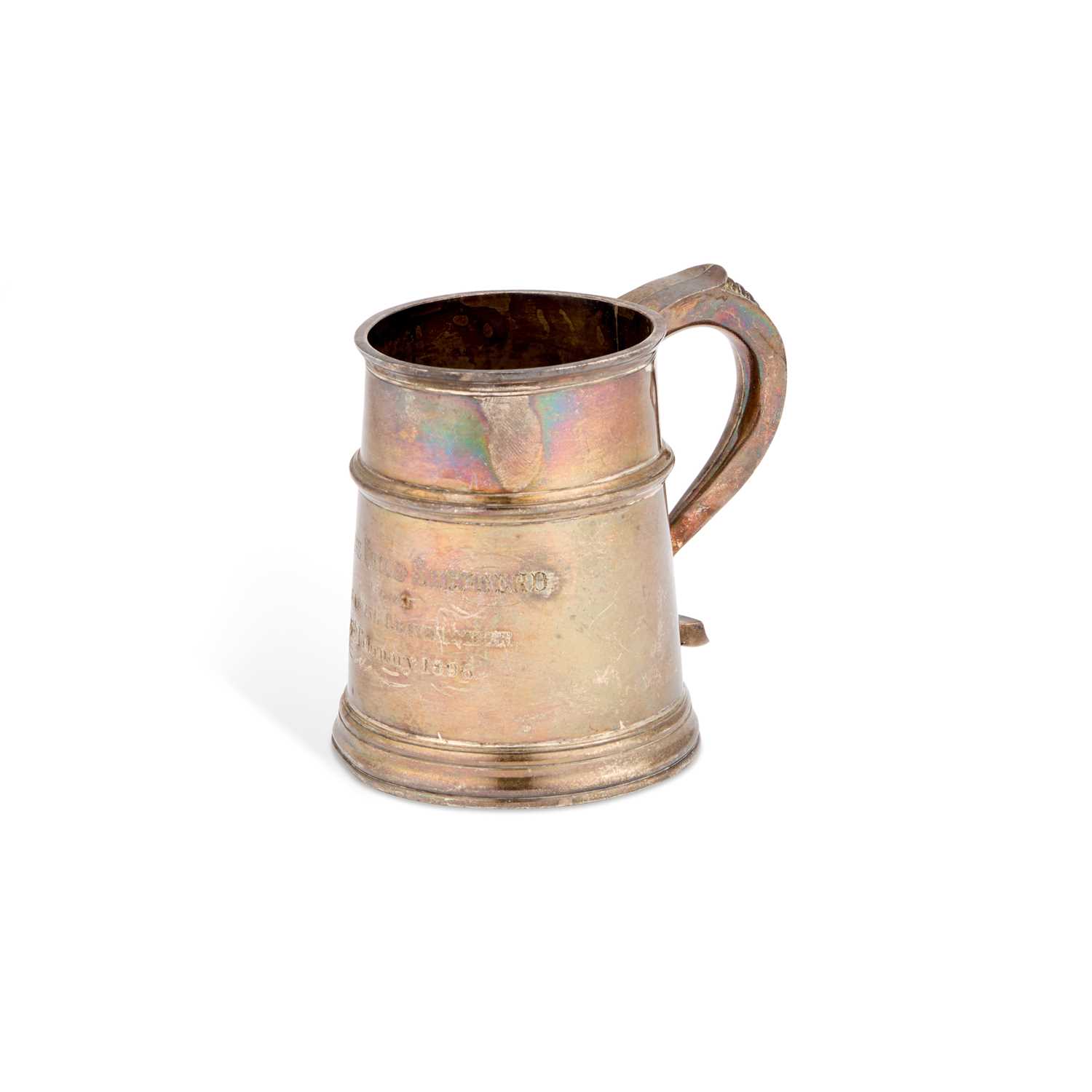 Lot 362 - A VICTORIAN BRITANNIA STANDARD SILVER MUG