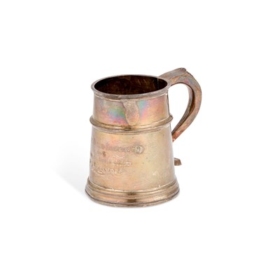Lot 362 - A VICTORIAN BRITANNIA STANDARD SILVER MUG