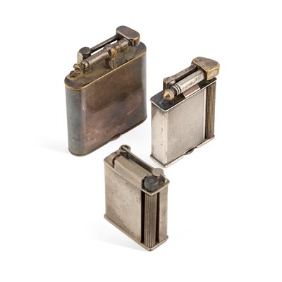 Lot 714 - THREE LIFT-ARM LIGHTERS