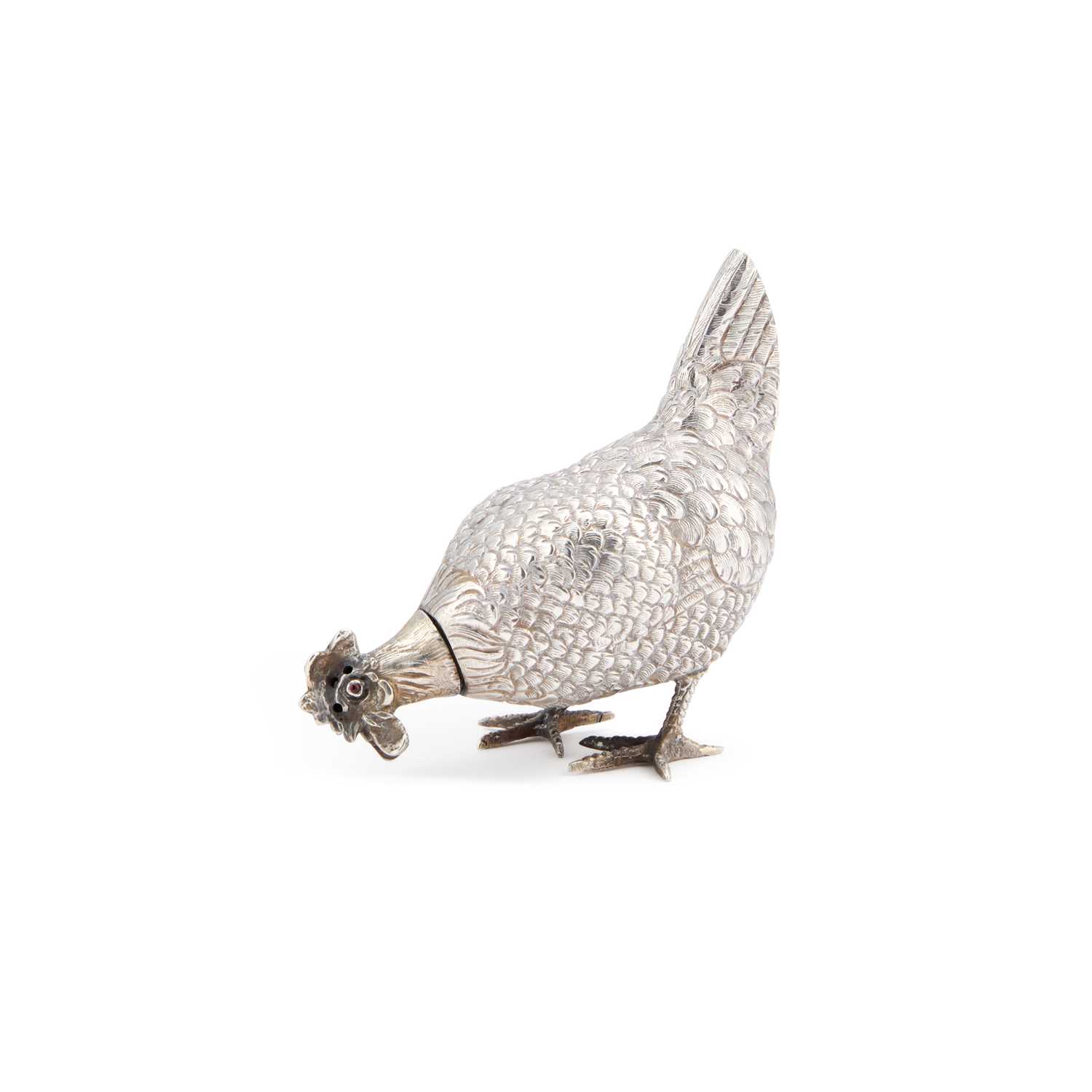 Lot 230 - A DUTCH SILVER NOVELTY PEPPERETTE