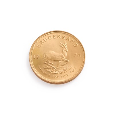 Lot 638 - SOUTH AFRICA, KRUGERRAND 1974