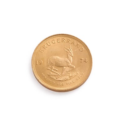 Lot 654 - SOUTH AFRICA, KRUGERRAND 1974