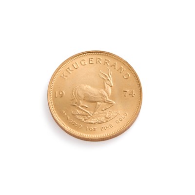 Lot 656 - SOUTH AFRICA, KRUGERRAND 1974