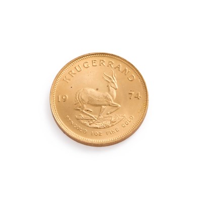 Lot 650 - SOUTH AFRICA, KRUGERRAND 1974